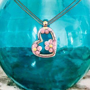 Brighton RETIRED Flower Power Reversible Necklace